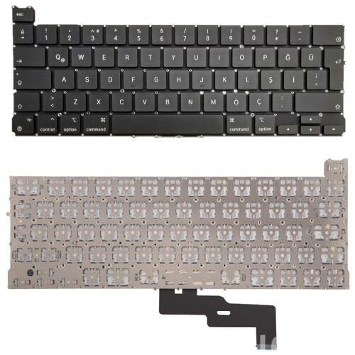 Apple MacBook Pro MYDA2LL/A M1, MYDA2TU/A M1 Klavye Tuş Takımı Tuş Seti Siyah Türkçe