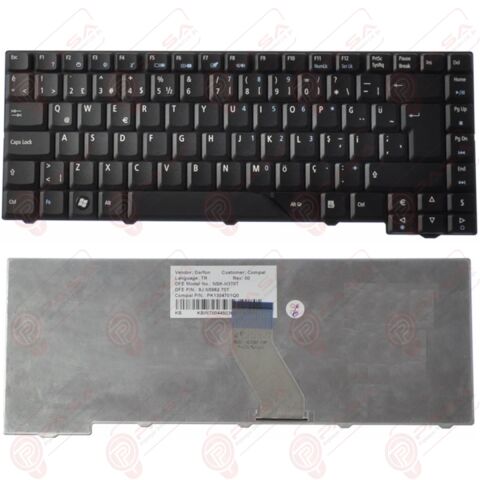 Acer AEZD1G00010, 9J.5982.60T, NSK-H3V0T Klavye Tuş Takımı Tuş Seti Siyah Türkçe