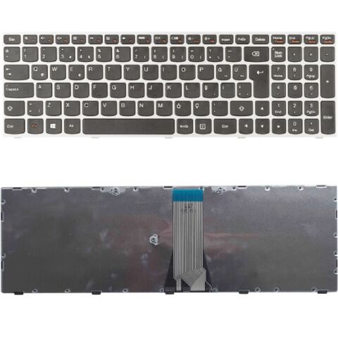 Lenovo PK1314K2A13, PK1314K3A00 Klavye Tuş Takımı Tuş Seti Gri TR