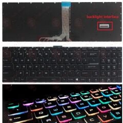 MSI GS75 8SF-094XTR Klavye Tuş Takımı RGB Işıklı Siyah Ver.2 TR