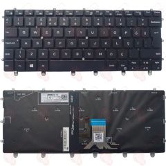 Dell XPS 9365, P71G, P71G001 Klavye Tuş Takımı Tuş Seti Led Işıklı Siyah Türkçe