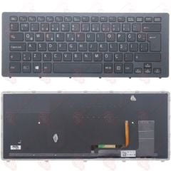 Sony Vaio SVF15N1C4E, SVF15N1C5E Klavye Led Işıklı Siyah TR