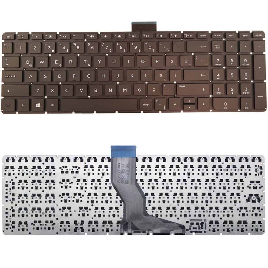 Hp Pavilion 17-G, 17-G001NT Klavye Küçük Enter Tuş Takımı Siyah Türkçe