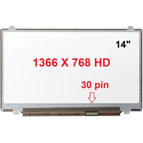 Acer Aspire E1-470-33214G50 Uyumlu Ekran Panel 14 Slim 30 Pin 1366 x 768