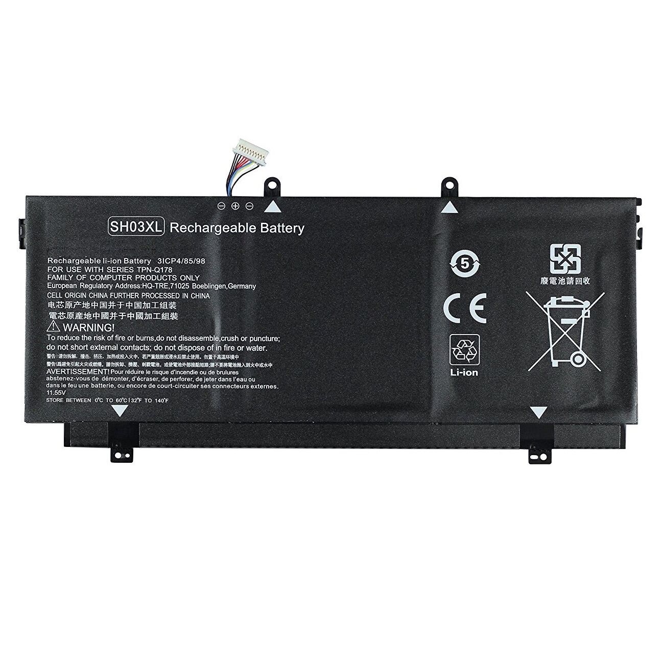 Fast Hp HSTNN-LB7L, TPN-Q178 Uyumlu Batarya Pil