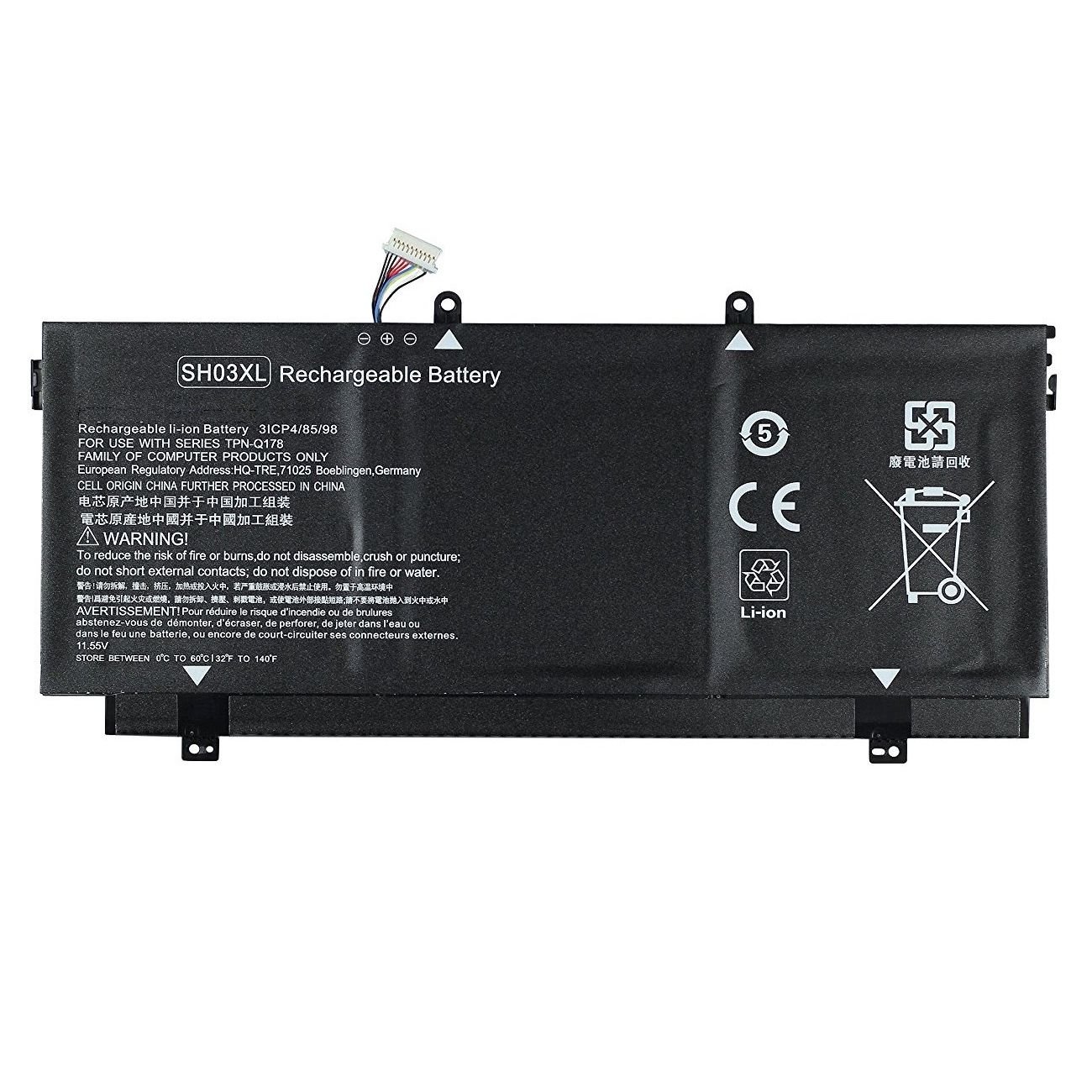 Fast Hp SO03058XL-PL, SOO3058XL-PL, S0O03058XL-PL, S0003058XL-PL Uyumlu Batarya Pil