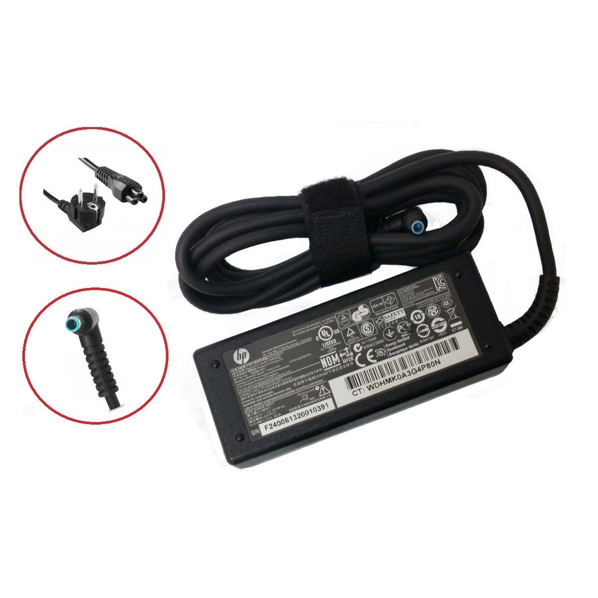 Hp 15-DB0085NT, 15-DB0086NT, 15-DB0087NT Adaptör Orjinal Şarj Aleti Siyah Renk