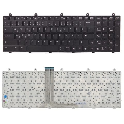 Monster P170EM, P170SM, P177SM Klavye Tuş Takımı Siyah Türkçe