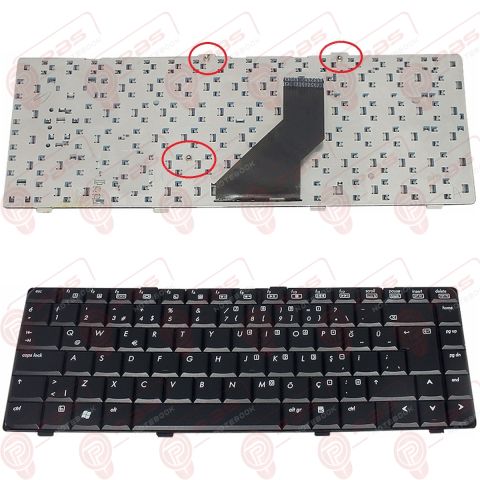 HP Pavilion DV6805ET, DV6806ET Klavye Tuş Takımı Q TR Siyah Renk Tuş Seti