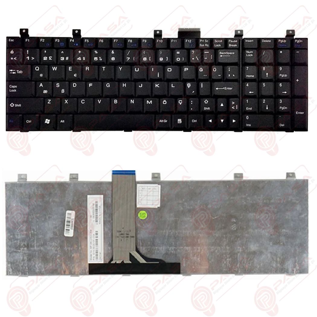 MSI MS-1719, MS1719 Klavye Tuş Takımı Siyah Türkçe