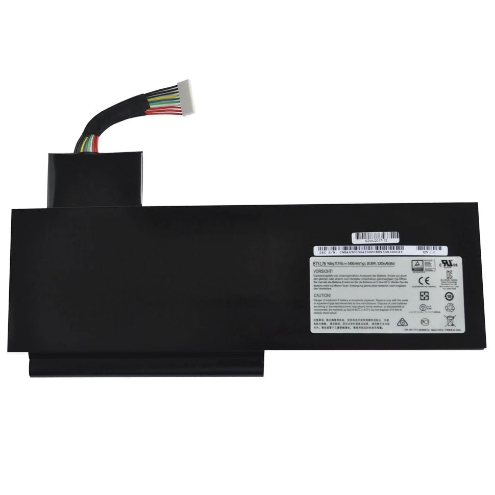 Nion MSI GS70 2PE-483TR, GS70 2QD-606TR Uyumlu Batarya Pil