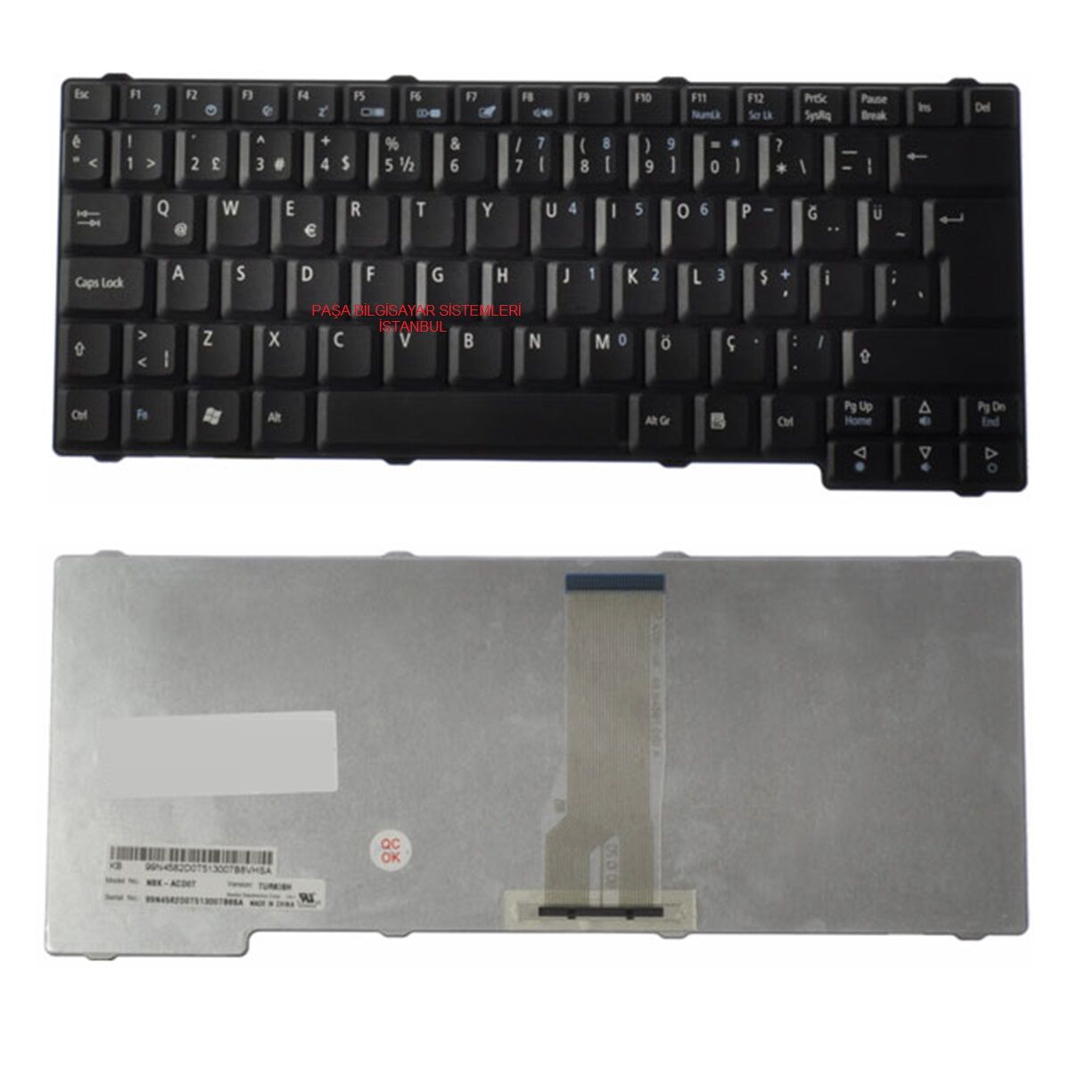 Fujitsu Siemens Amilo M7400 Klavye Tuş Takımı Tuş Seti Siyah Türkçe