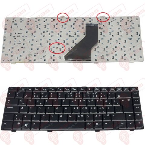 HP Pavilion DV6860ET, DV6870ET Klavye Tuş Takımı Türkçe Siyah Q Tuş Yapısı