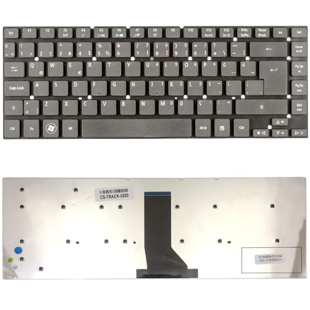 Acer Aspire E1-430P-21174G50MNKK Uyumlu Klavye Tuş Takımı Tuş Seti Siyah Türkçe