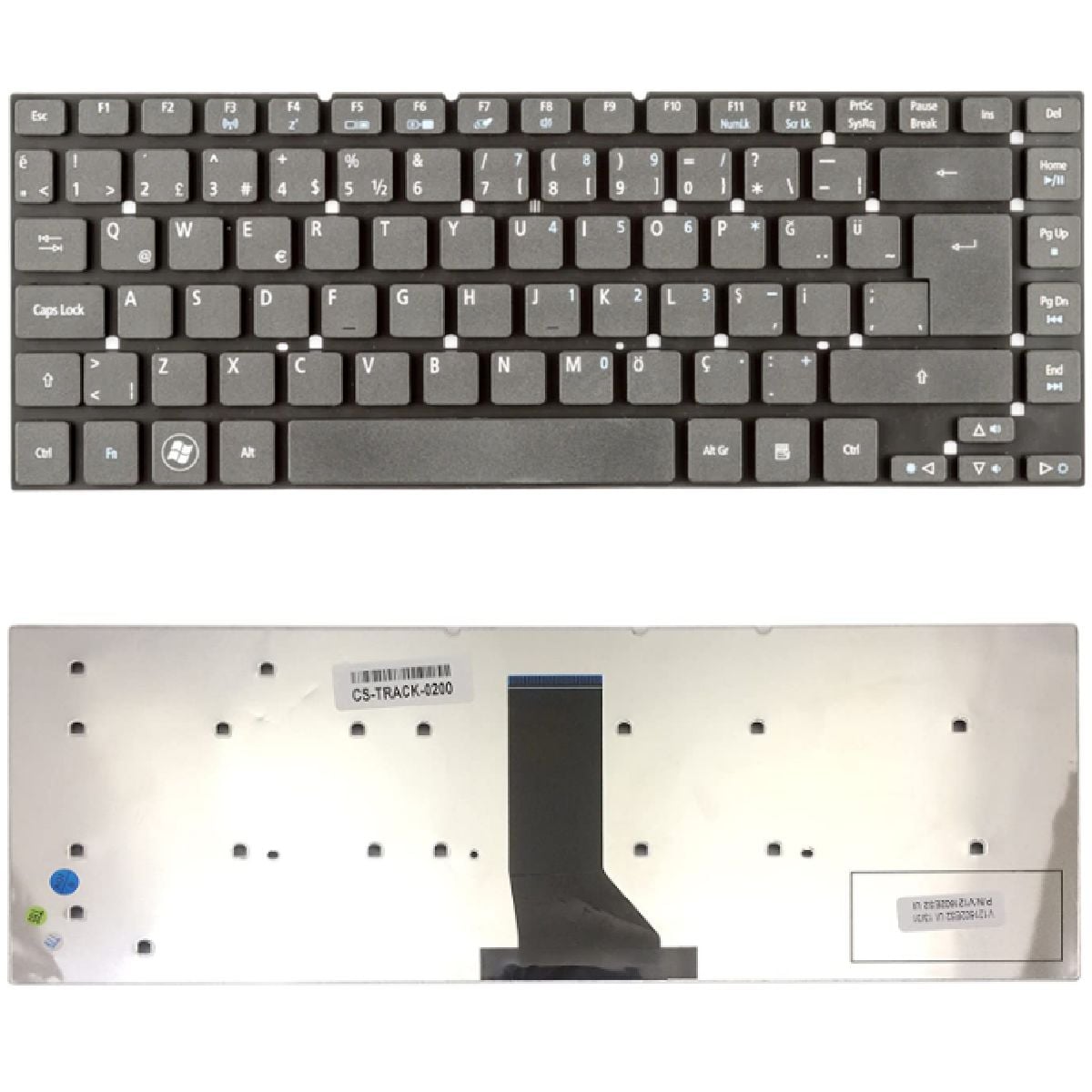 Acer Aspire E1-472-54204G50Mn, E1-472-54204G50Mnww Uyumlu Klavye Tuş Takımı Tuş Seti Siyah Türkçe