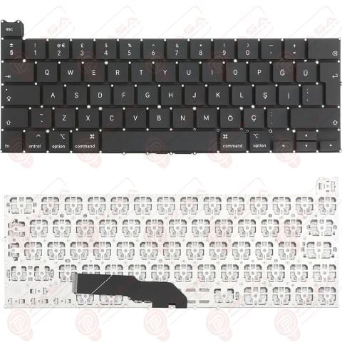 Apple MacBook Pro MWP42LL/A, MWP42TU/A, MWP52LL/A, MWP52TU/A Klavye Tuş Takımı Tuş Seti Siyah Türkçe