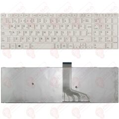 Toshiba MP-11B53US-930A, MP-11B56TQ-6984A Klavye Tuş Takımı Türkçe Beyaz Q Tuş Yapısı