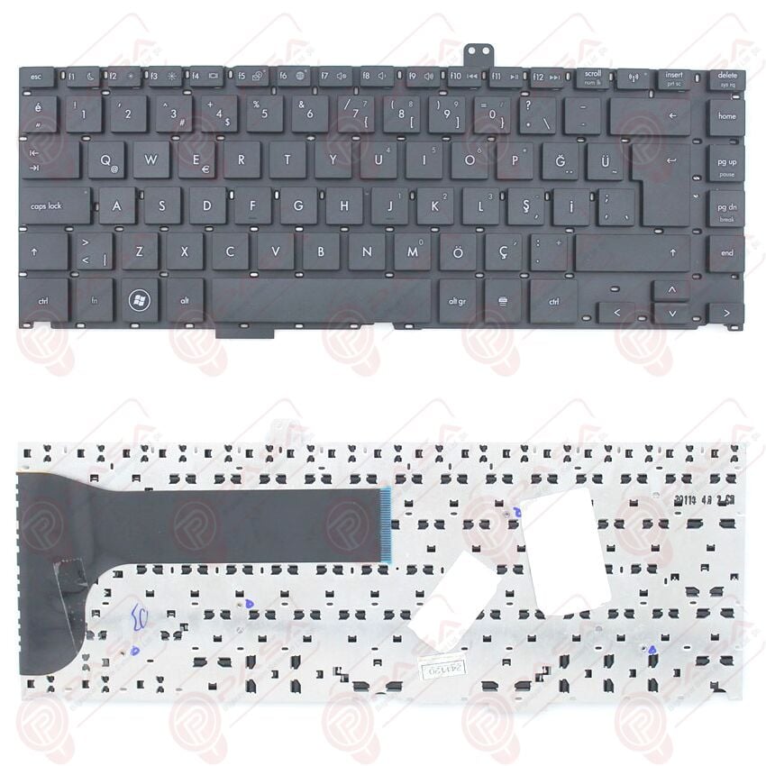 Hp 599572-001, 599572-141, 605050-001, 605050-141, 605052-001, 605052-141 Klavye Siyah Türkçe