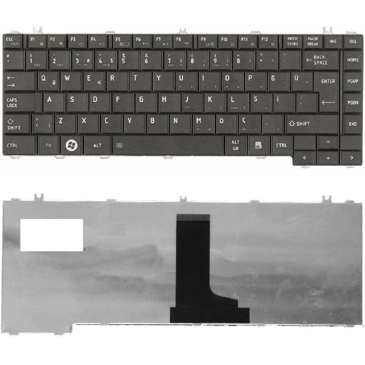 Toshiba Satellite L735-101, L735-109, L735-10F Klavye Siyah TR
