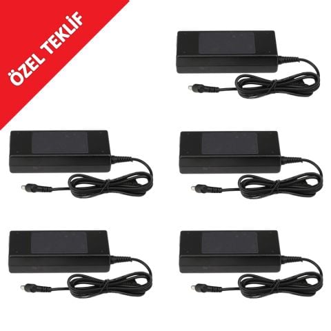 5 Adet 19v 4.74a 90w Uyumlu 5.5mmX1.7mm Uç Adaptör Şarj Aleti Şarj Cihazı