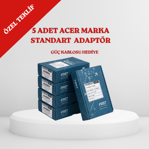 5 Adet 19v 4.74a 90w Uyumlu 5.5mmX1.7mm Uç Adaptör Şarj Aleti Şarj Cihazı