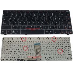 Lenovo V370, V370A, V370G, 20088, 24393, 4393 Klavye Siyah TR