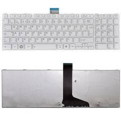 Toshiba Satellite P855-10L, P855-10Q, P855-10Z Klavye Beyaz Tuş Takımı Tuş Seti Çerçeveli Tip Türkçe