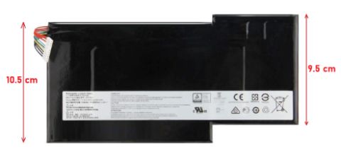 Nion MSI GS738RD, GS738RE, GS738RF Ver.1 Uyumlu Batarya Pil