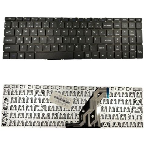 Grundig Duo GNB 1161 CV i3 Klavye Tuş Takımı Tuş Seti Siyah Türkçe