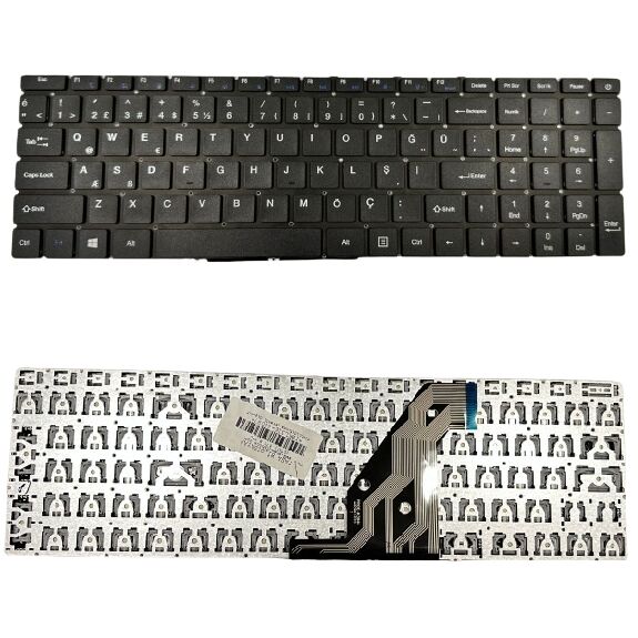 Hometech Alfa 550i Klavye Tuş Takımı Tuş Seti Siyah Türkçe