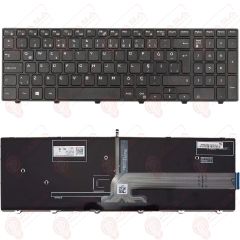 Dell Vostro 3572, 15-3572, 15 3572 Klavye Tuş Takımı Tuş Seti Led Işıklı Siyah Türkçe