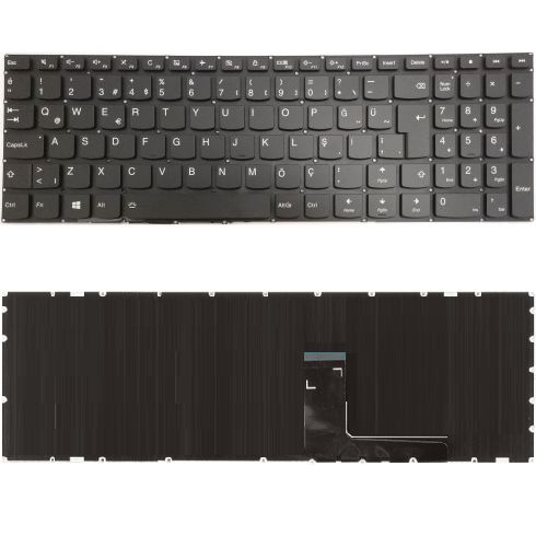 Lenovo V110-15AST, V110-15IAP, 80TG, 80TD Uyumlu Klavye Tuş Takımı Siyah Türkçe