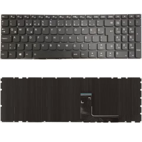 Lenovo V510-15IKB, 80WQ, V510-15ISK Uyumlu Klavye Tuş Takımı Siyah Türkçe