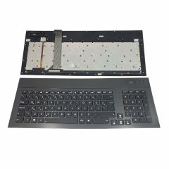 Asus G74SX-3D, G74SX-A2, G74SX-91061V, G74SX-91196 Klavye Tuş Takımı Tuş Seti Led Işıklı Siyah TR