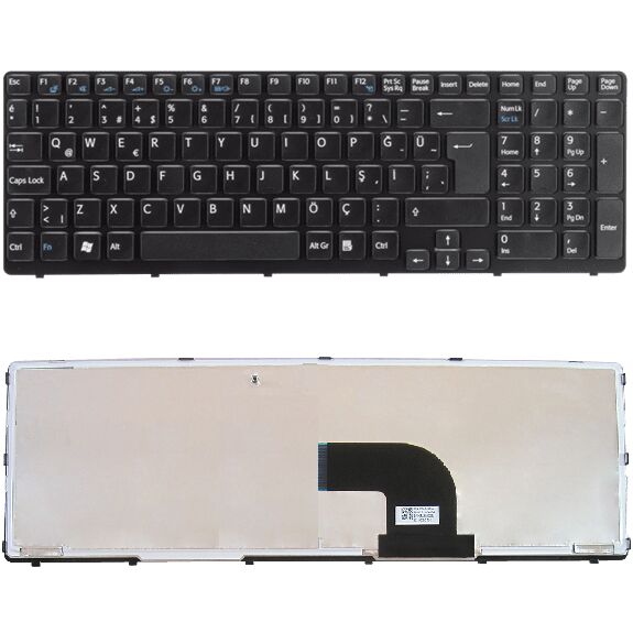 Sony Vaio SVE1512Q1EW Klavye Tuş Takımı Siyah TR