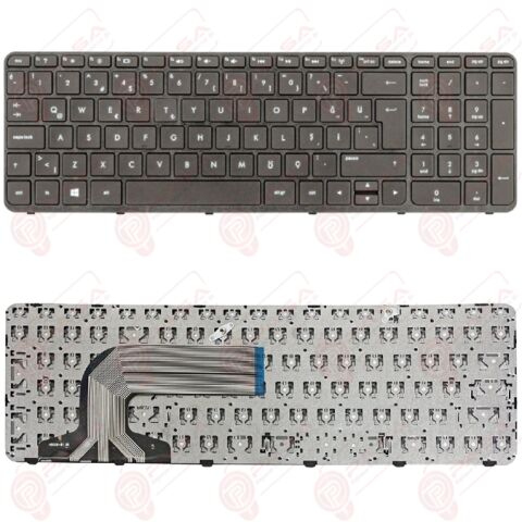 Hp 758027-001, 758027-141, 752928-001, 752928-141 Klavye Tuş Takımı Tuş Seti Siyah Türkçe