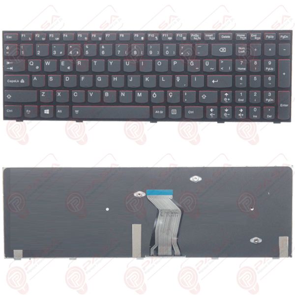 Lenovo HMB3354TLA18, NSK-B54BC Klavye Siyah Kırmızı TR