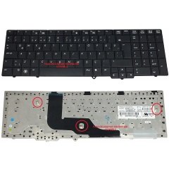 Hp 613385-001, 613385-141, 613386-001, 613386-141 Klavye Tuş Takımı Tuş Seti Siyah Türkçe