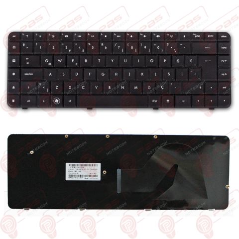 HP G62-110ST, G62-120ET, G62-130ET, G62-140ET Klavye Tuş Takımı Tuş Seti Siyah Türkçe