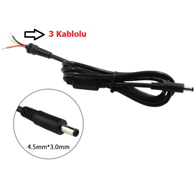 Dell inspiron 7347, 13-7347, 13 7347 Adaptör Kablosu Dc Kablo Adaptör Tamir Kablosu