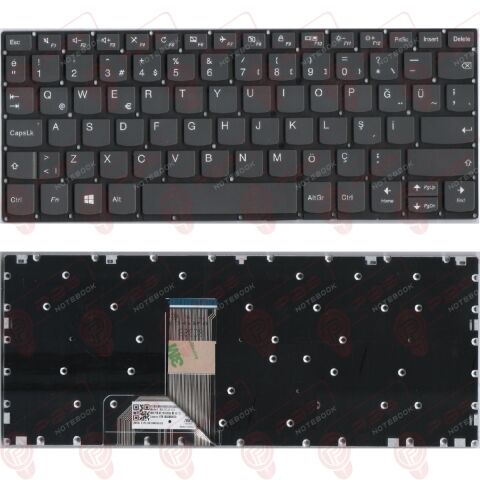 Lenovo 5CB0Q81336, 5CB0Q81355, 5CB0Q81387 Klavye Gri TR