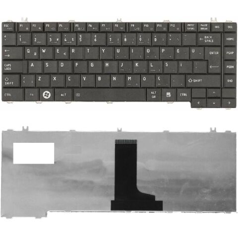 Toshiba Satellite PRO L630-12R, L630-140 Klavye Siyah TR
