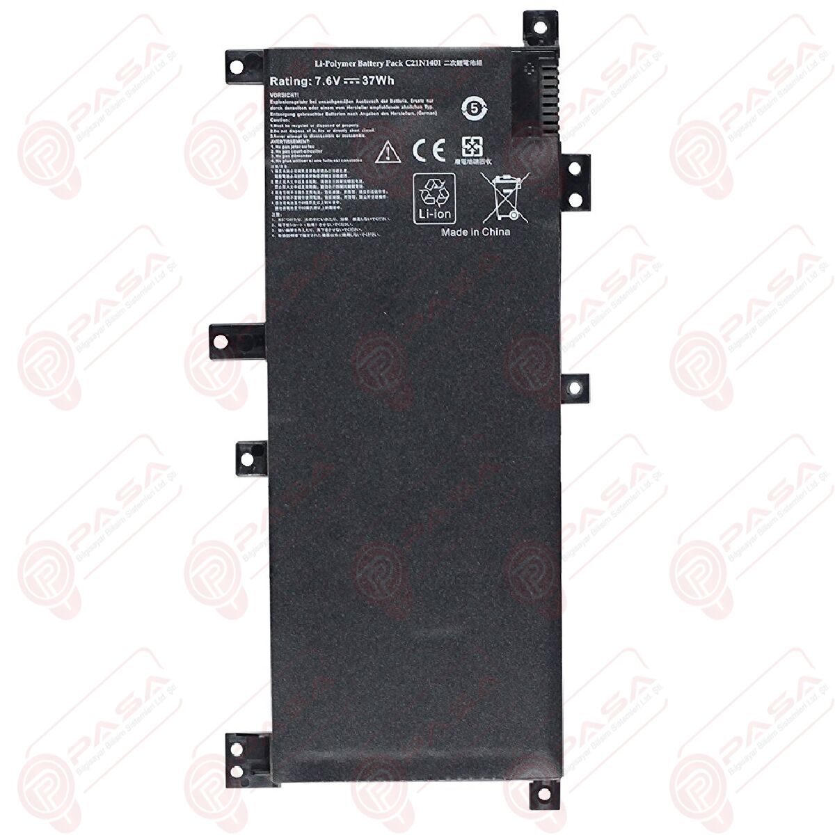 Asus X455L, X455LA, X455LB, X455LD, X455LF, X455LJ, X455LN Uyumlu Batarya Pil Fast