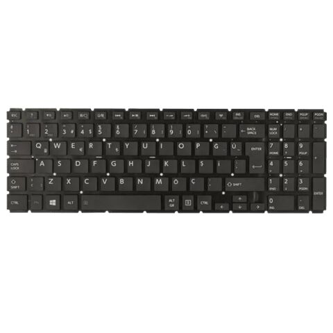 Toshiba Satellite L50-C-17N, L50-C-17P Klavye Tuş Takımı Türkçe Q Siyah