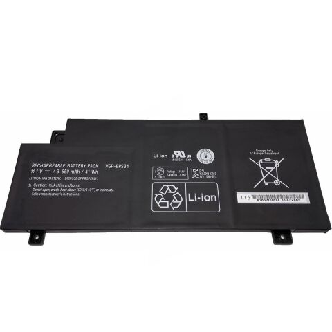 Sony Vaio SVF14A13CXB, SVF14A13CXP, SVF14A13CXS, SVF14A14CXB Batarya Pil