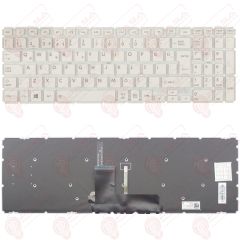 Toshiba Satellite L50-B-1DK, L50-B-1DL Klavye Beyaz Led Işıklı TR