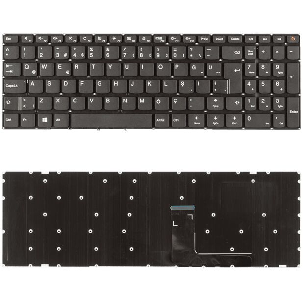 Lenovo 5CB0L46206, 5CB0L46248, 5CB0L46249 Uyumlu Klavye Tuş Takımı Siyah Türkçe