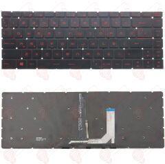 MSI GF63 Thin 10SC-002XTR Klavye Tuş Takımı Işıklı Kırmızı Tuş TR