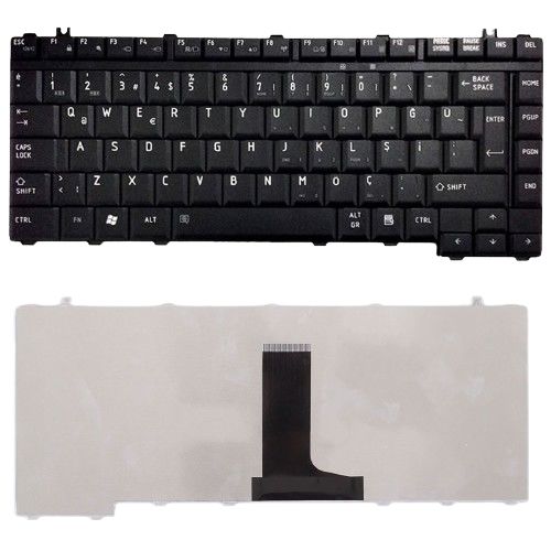Toshiba K000049600, K000060080 Klavye Siyah Tuş Takımı TR Q