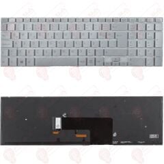 Sony Vaio SVF1532S2E, SVF1532S4E Klavye Led Işıklı Gri TR